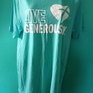 Bella Canvas Tee Shirt Live Generously Large NWT